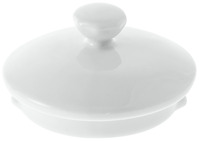 Ersatzdeckel für Teekanne Menuett; weiß; rund; 4 Stk/Pck