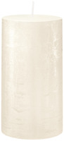 Rustic-Kerze Garland (8x15 cm); 8x15 cm (ØxH); weiß; rund; 6 Stk/Pck