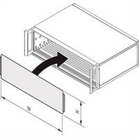 nVent SCHROFF 34571614 Előlap 1 db