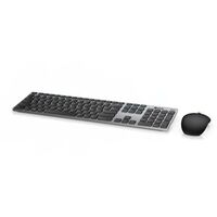 580-AFQJ keyboard RF Wireless + Bluetooth QWERTY Spanish Black 580-AFQJ, Wireless, RF Wireless + Bluetooth, Membrane, QWERTY, Black, Tastaturen