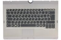 Upper Assy w Keyboard (FRENCH) FUJ:CP613675-XX, Housing base + keyboard, French, Fujitsu, LifeBook T902 Keyboards (integrated)