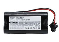 Battery 5.76Wh Ni-Mh 9.6V 600mAh Black for Dog Collar 5.76Wh Ni-Mh 9.6V 600mAh Black for Tri-Tronics Dog Collar 1016200 Haushaltsbatterien