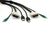 SECURE KVM CABLE, DVI, USB , A-B, 3.5MM AUDIO, 3M (10FT) ,