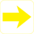 Piktogramm - Richtungspfeil, gerade, Gelb, 20 x 20 cm, PVC-Folie, Selbstklebend