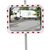 Traffic mirror with universal bracket