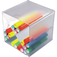 X-Trennung für Organiser Cube transparent