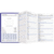 Taschenplaner 501 9,5x16cm 1 Monat/1 Seite Leporello lila 2025