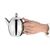 Olympia Richmond Teapot with Rounded Handle Made of Stainless Steel - 500ml