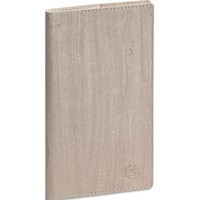 EXACOMPTA Agenda de poche Espace 17 Woody 9x17,5 cm reliure brochée cousue Janvier à Décembre Beige - produit supprimé à épuisement du stock