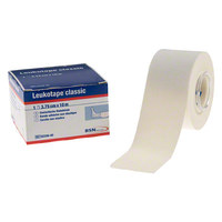 BSN Leukotape Classic, Sport Tape, Tape Verband, 10 m x 3,75 cm, weiß