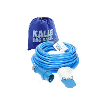 Kalle Verlängerungskabel CEE 230V 16A 2,5mm Winkel Kompakt Extreme Blau IP44 50 Meter