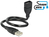 Delock kábel USB 2.0 A apa > A anya ShapeCable 0,35 m