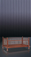 Gitterbox-Stapelgestell lackiert, 900 x 700 x 700 mm