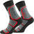 Lemaitre-Socke Lemat schwarz/grau/rot Gr. 43 - 45