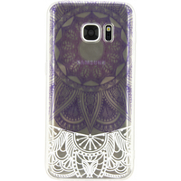 Xccess TPU/PC Case Samsung Galaxy S7 Transparent/Purple Oriental