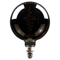 LED Vintage-Filament Globeform G200, E27, 8.5W 1800K 200lm, Glas Smoky CRO