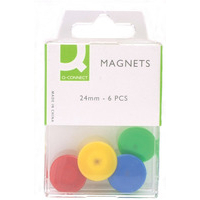 Q-CONNECT 20MM ASSORTED MAGNET PK60