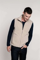 Mellény Kariban Luca polár férfi cipzáras férfi (300g/m2) camel heather, XL