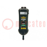 Tachometer; Resol: 0,1; Power supply: battery LR6 AA 1,5V x4