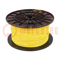 Filament: PLA; Ø: 1.75mm; yellow; 200÷235°C; 1kg