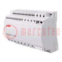 Programmable relay; OUT 1: 250VAC/10A; IN: 16; Analog in: 3; OUT: 8