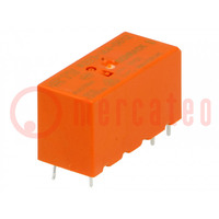 Relay: electromagnetic; SPST-NO; Ucoil: 12VDC; 16A; 16A/250VAC