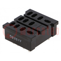 Socket; PIN: 11; soldered,PCB; Series: LY3