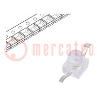 LED; SMD; 0808; niebieski; 400÷500mcd; 2x2,1x2,7mm; 25°; 20mA; 95mW