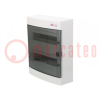 Enclosure: for modular components; IP40; white; No.of mod: 24