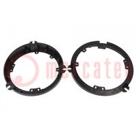 Speaker frame; 165mm; Subaru; Subaru Impreza 2008->2014; 2pcs.