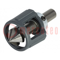 Countersink bit; Mounting: rod 10mm; with limiter