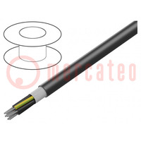 Wire: control cable; ÖLFLEX® ROBUST FD; 4G4mm2; black; stranded