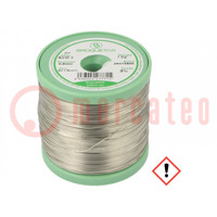 Soldering wire; Sn97Cu3; 0.8mm; 1000g; lead free; reel; 230°C