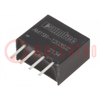 Converter: DC/DC; 0.75W; Uin: 11.4÷12.6V; Uout: 3.3VDC; Iout: 200mA