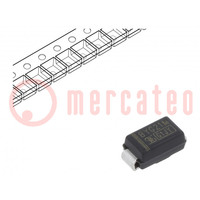 Diode: rectifying; SMD; 1kV; 1.5A; 120ns; SMA; Ufmax: 1.6V; Ifsm: 50A