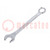 Wrench; combination spanner; 13mm; steel