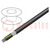 Wire: control cable; ÖLFLEX® ROBUST FD; 4G4mm2; black; stranded