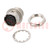 Connector: circular; HR10; push-pull; socket; 2A; silver plated