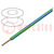 Przewód; H05V-K,LgY; linka; Cu; 2,5mm2; PVC; zielono-niebieski