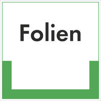 Folien Abfallkennzeichnung - Textschild, PE-od. PP-Folie, 10x10 cm