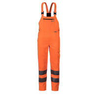 Warnschutzbekleidung Latzhose uni, Farbe: orange, Gr. 24-29, 42-64, 90-110 Version: 28 - Größe 28