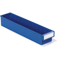 TRESTON Schublade, stapelbar, gewellter Boden, Außenmaß (BxHxT): 13,2 x 10,0 x 60,0 cm Version: 06 - blau