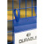 Gitterboxtasche mit Lasche, DIN A4 hochFarbe: Blau, Material: Polypropylen