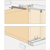 Produktbild zu HAWA REGAL C 26 HM IS Ferramenta porta scorrevole Inslide, 1 anta