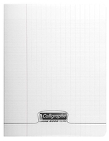 CLAIREFONTAINE 8000 POLYPRO 18139C CAHIER PIQUÉ 96 PAGES GRANDS CARREAUX COUVERTURE PLASTIQUE 90 G A4 INCOLORE