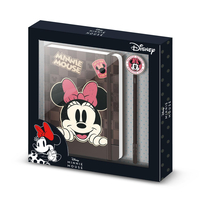 MINNIE - JOURNEY - GIFT BOX - NOTEBOOK A5 + STYLO KARACTERMANIA 07806