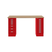 MultiDesk | 1 MultiDrawer mit 10 Schüben, 1 MultiDrawer mit 8 Schüben
