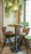Tischsäule Industrio Stehtisch; 43x43x108 cm (BxLxH); vintage grau; quadratisch