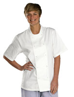 Beeswift Chefs Jacket Short Sleeve White 2XL
