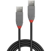 LINDY USB 2.0 Kabel Typ A/A Anthra Line M/M 3m